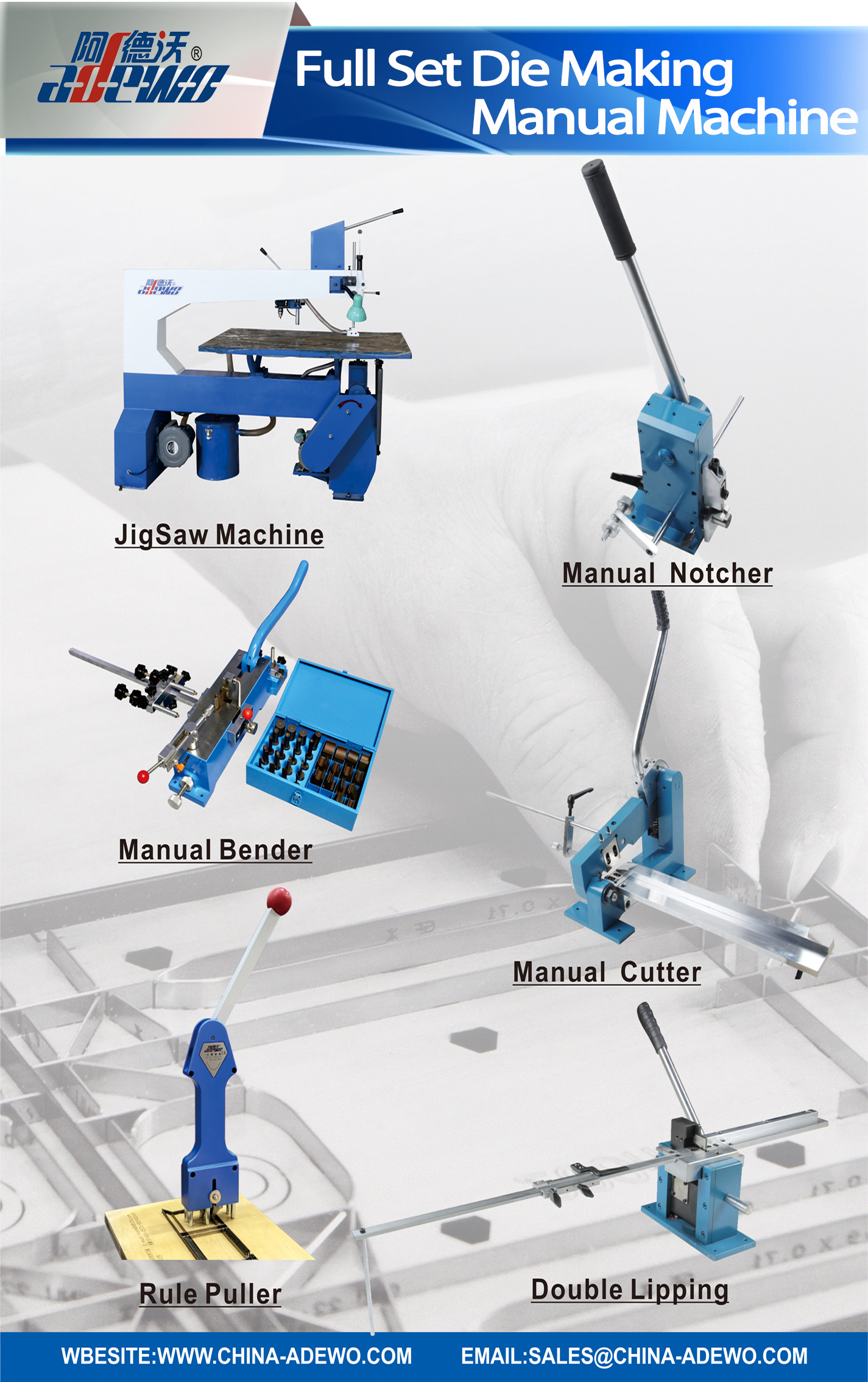 Komplet sæt matricefremstillingsmaskine