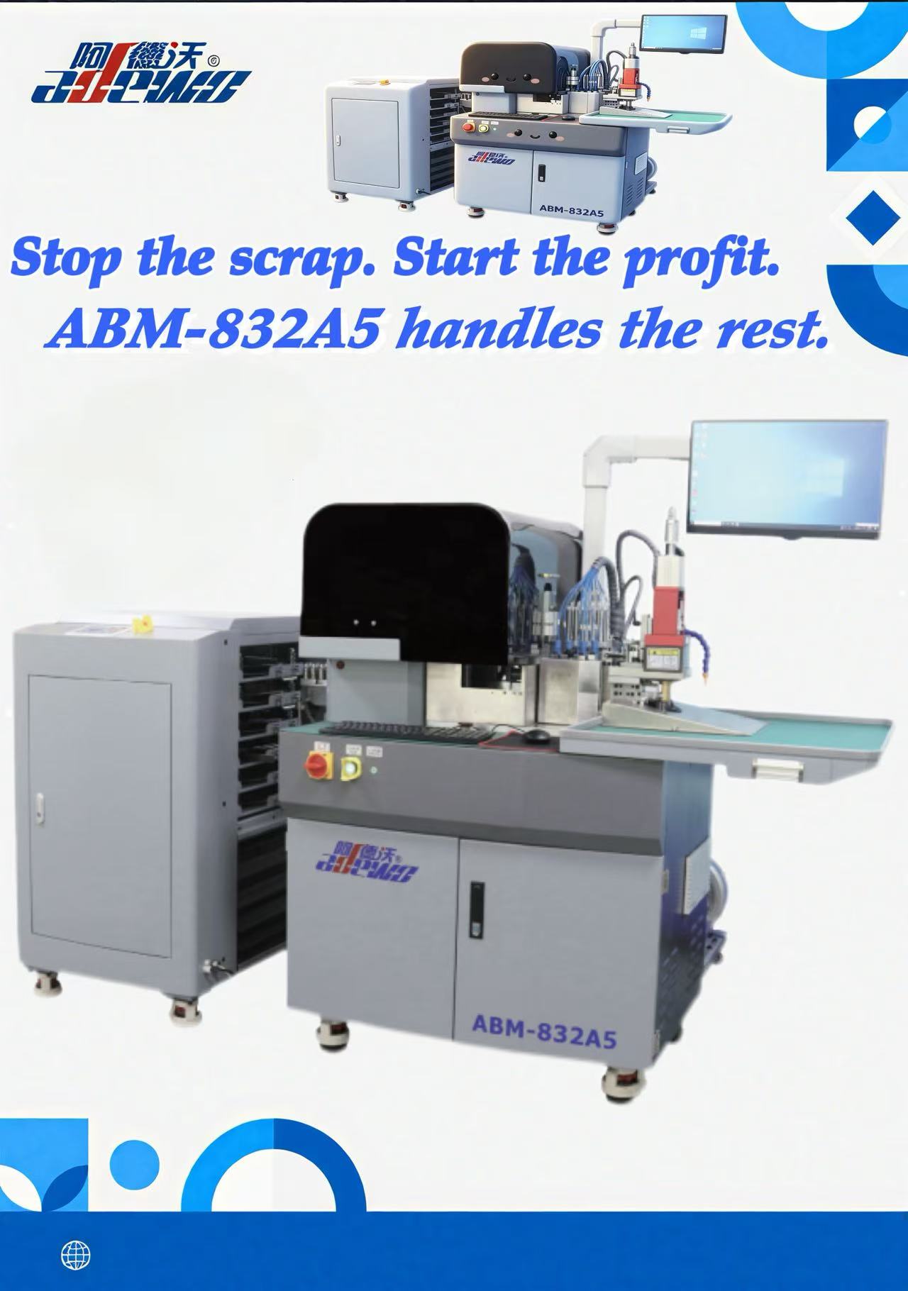Kæmper du stadig med papir, der revner? ABM-832A5 Combo Bender fikser det.