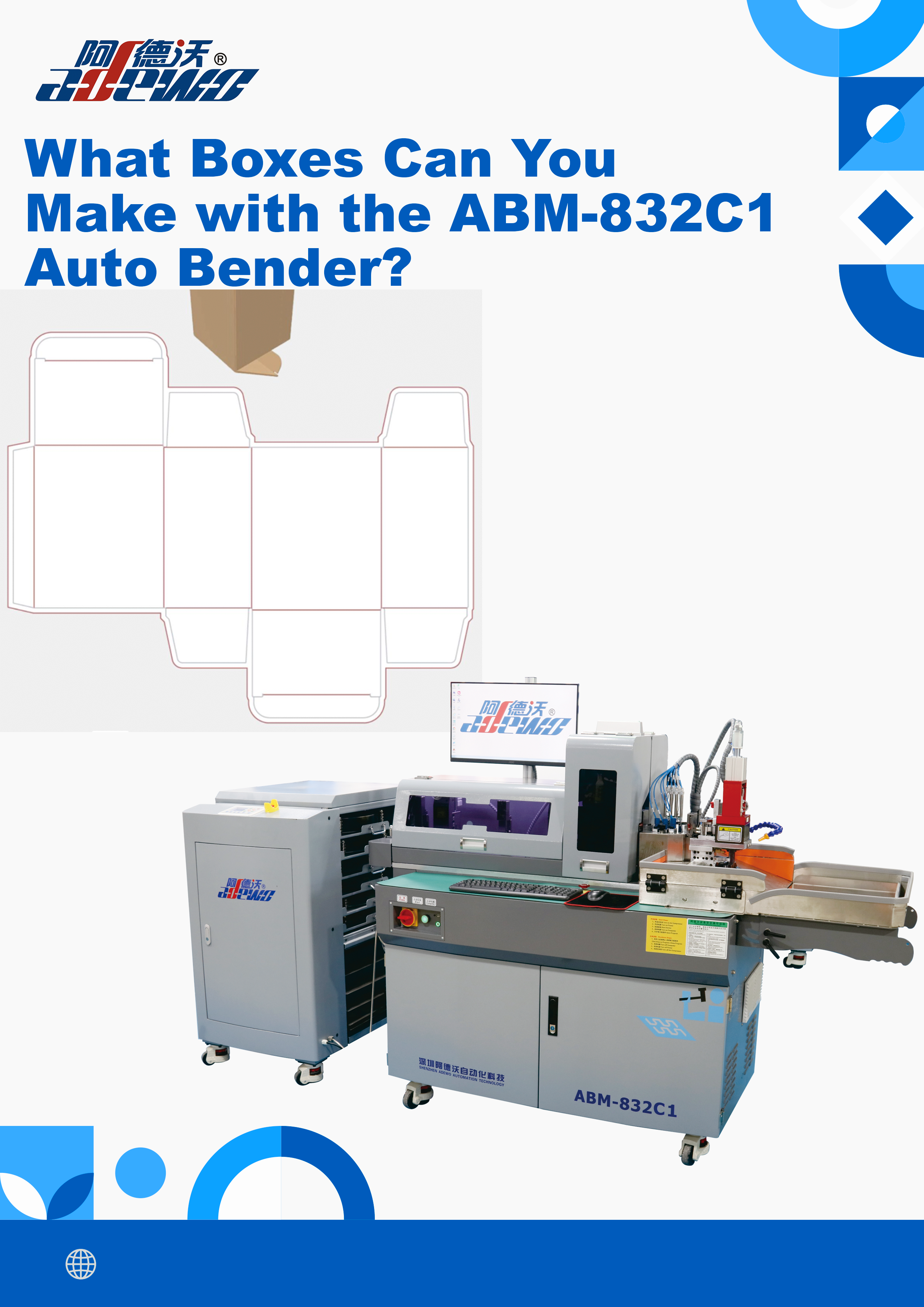 Hvilke kasser kan du lave med ABM-832C1 Auto Bender?