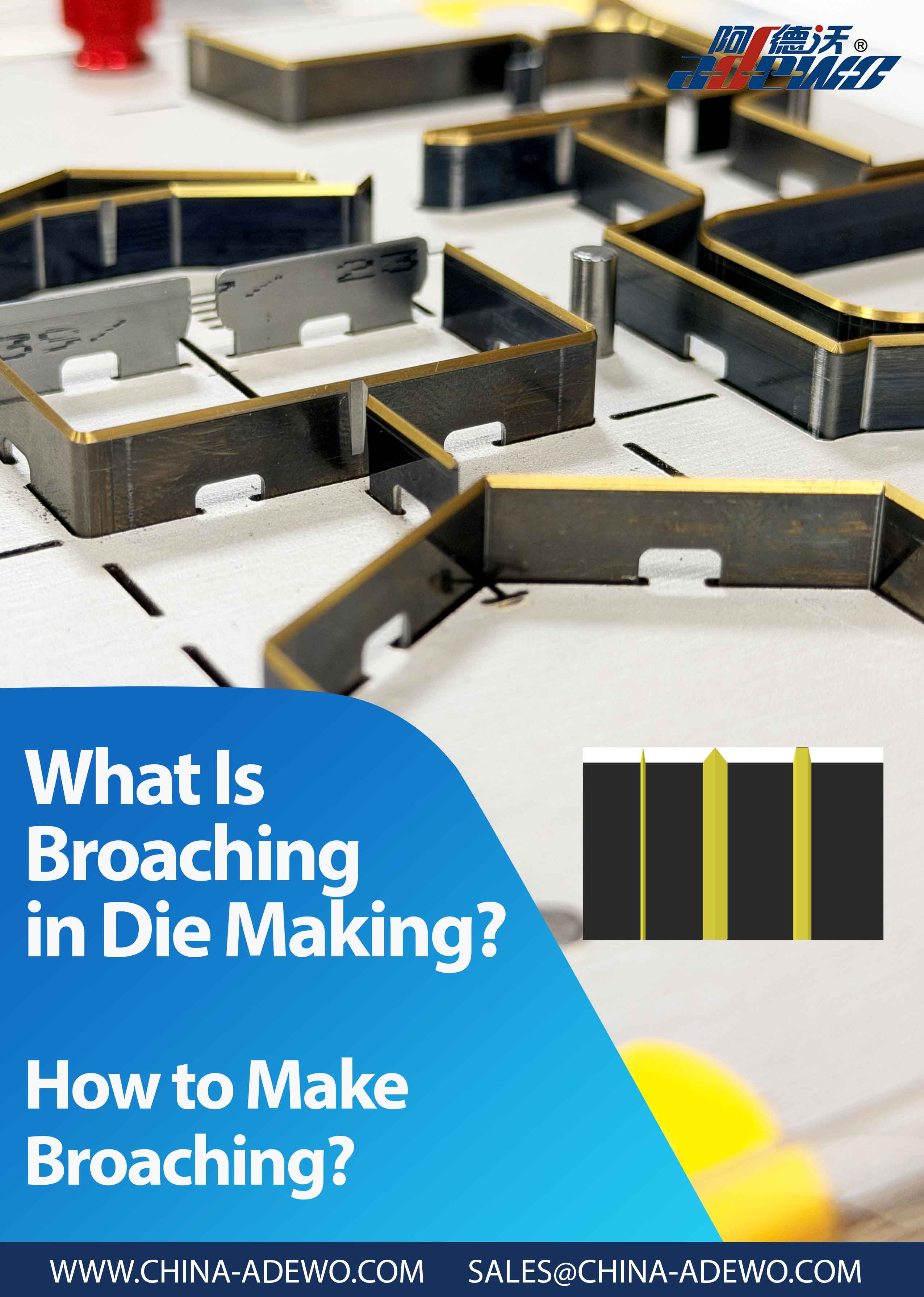 Hvad er en broaching i formfremstilling?
