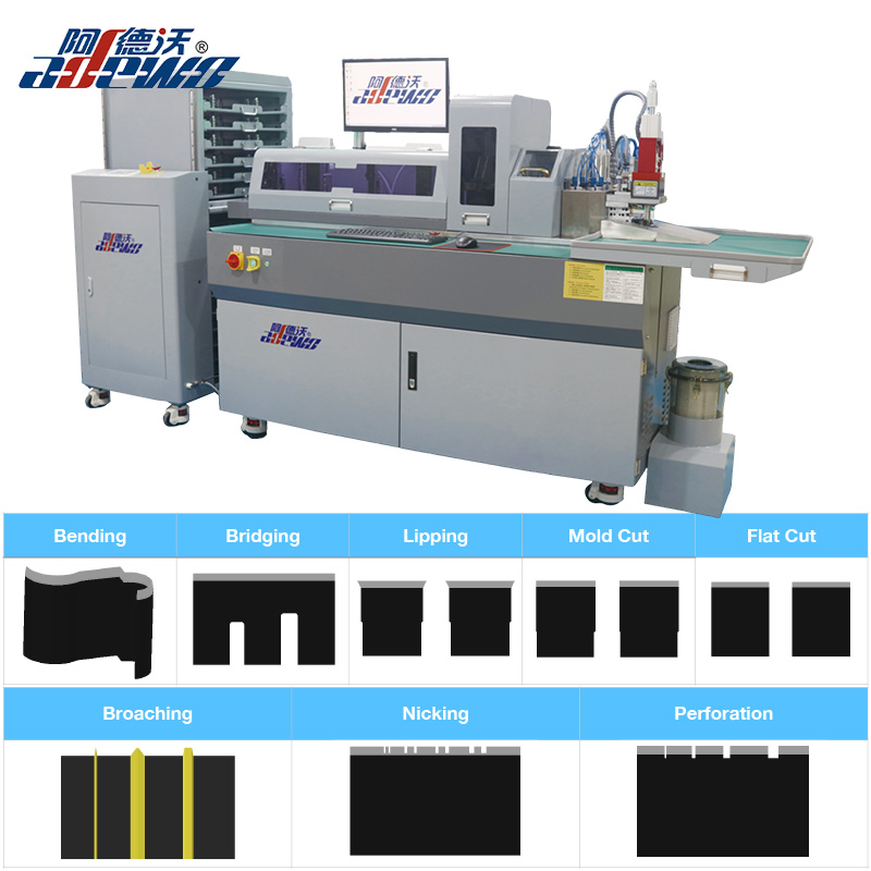 ABM-832C2 Multi-funktion stål Rule Die Auto Bender Machine til BOBST-certificerede Die Makers