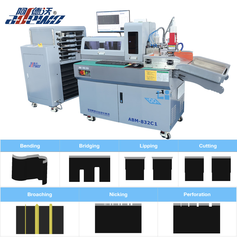 Multifunktioner Label Rule Auto Bending Machine