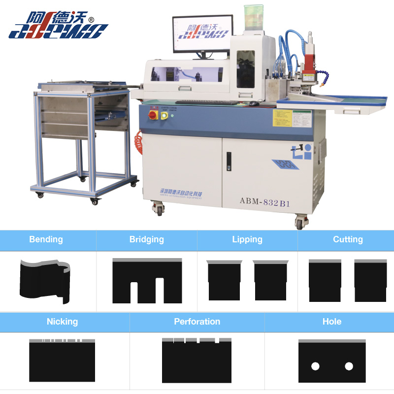 Sticker Label Rule Auto Bender Machine